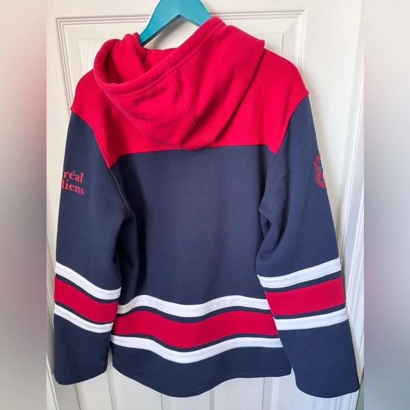 Montreal Canadiens Starter Fleece Lined Pullover Hoodie Size Medium NWOT - Picture 6 of 13